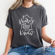 Load image into Gallery viewer, Mary Did You Know Tee (Multiple Color Options)
