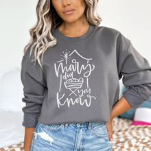 Load image into Gallery viewer, Mary Did You Know Sweatshirt (Multiple Colors)
