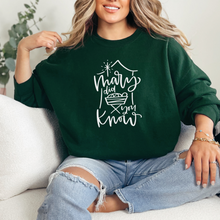 Load image into Gallery viewer, Mary Did You Know Sweatshirt (Multiple Colors)
