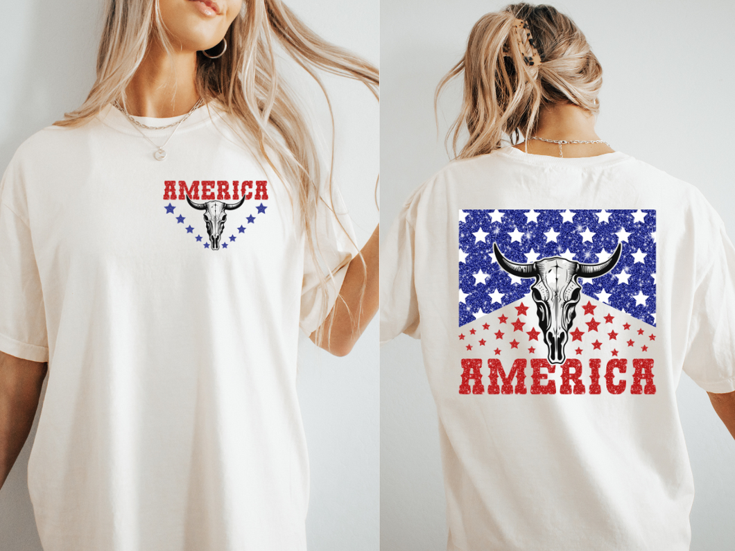 America Western Tee - Multiple Colors