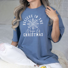 Load image into Gallery viewer, Believe In The Magic of Christmas Tee (Multiple Color Options)
