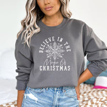 Load image into Gallery viewer, Believe In the Magic of Christmas Sweatshirt (Multiple Colors)
