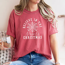 Load image into Gallery viewer, Believe In The Magic of Christmas Tee (Multiple Color Options)
