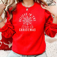 Load image into Gallery viewer, Believe In the Magic of Christmas Sweatshirt (Multiple Colors)
