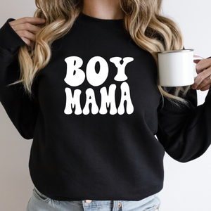 Boy Mama Military Green Sweatshirt (Multiple Color Options)