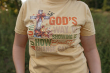 Load image into Gallery viewer, God&#39;s Way of Showing Us Tee (Multiple Color Options)
