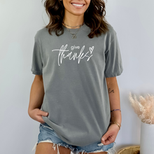 Load image into Gallery viewer, Give Thanks Tee (Multiple Color Options)
