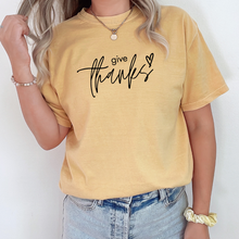 Load image into Gallery viewer, Give Thanks Tee (Multiple Color Options)
