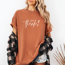 Load image into Gallery viewer, Give Thanks Tee (Multiple Color Options)
