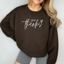 Load image into Gallery viewer, Give Thanks Sweatshirt (Multiple Color Options)
