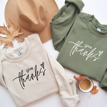 Load image into Gallery viewer, Give Thanks Sweatshirt (Multiple Color Options)
