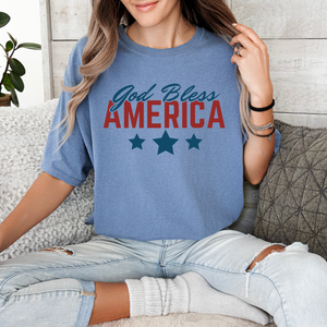 God Bless America Tee - Multiple Colors