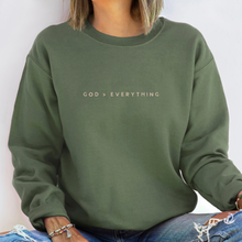 Load image into Gallery viewer, God &gt; Everything Sweatshirt (Multiple Colors)
