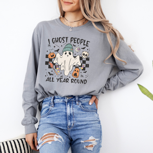 I Ghost People All Year Long LONG SLEEVE tee