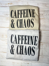 Load image into Gallery viewer, Caffeine &amp; Chaos Puff Print (Multiple Color Options)
