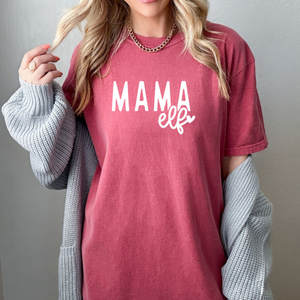 Mama Elf Tee (Multiple Color Options)