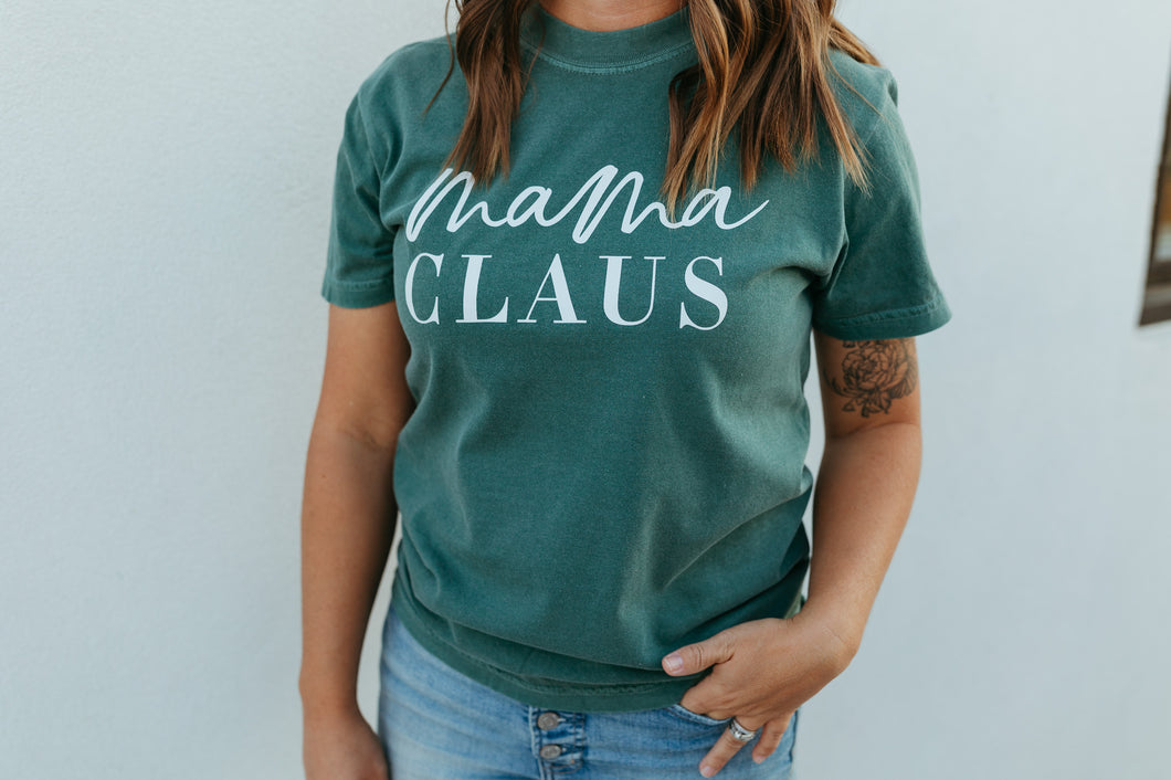 Mama Claus Tee (Multiple Color Options)