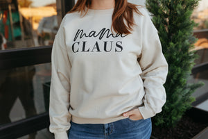 Mama Claus Sweatshirt (Multiple Colors)