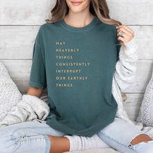 Load image into Gallery viewer, Let Heavenly Things Tee (Multiple Colors)
