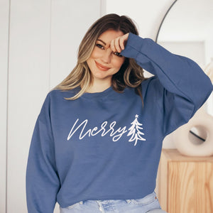 Merry Tree Sweatshirt (Multiple Colors)