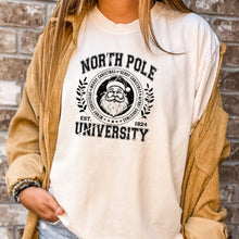 Load image into Gallery viewer, North Pole University (Black Print) Tee (Multiple Color Options)
