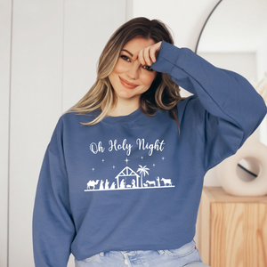 Oh Holy Night Sweatshirt (Multiple Colors)