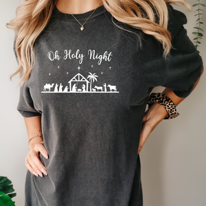 Oh Holy Night Tee (Multiple Color Options)