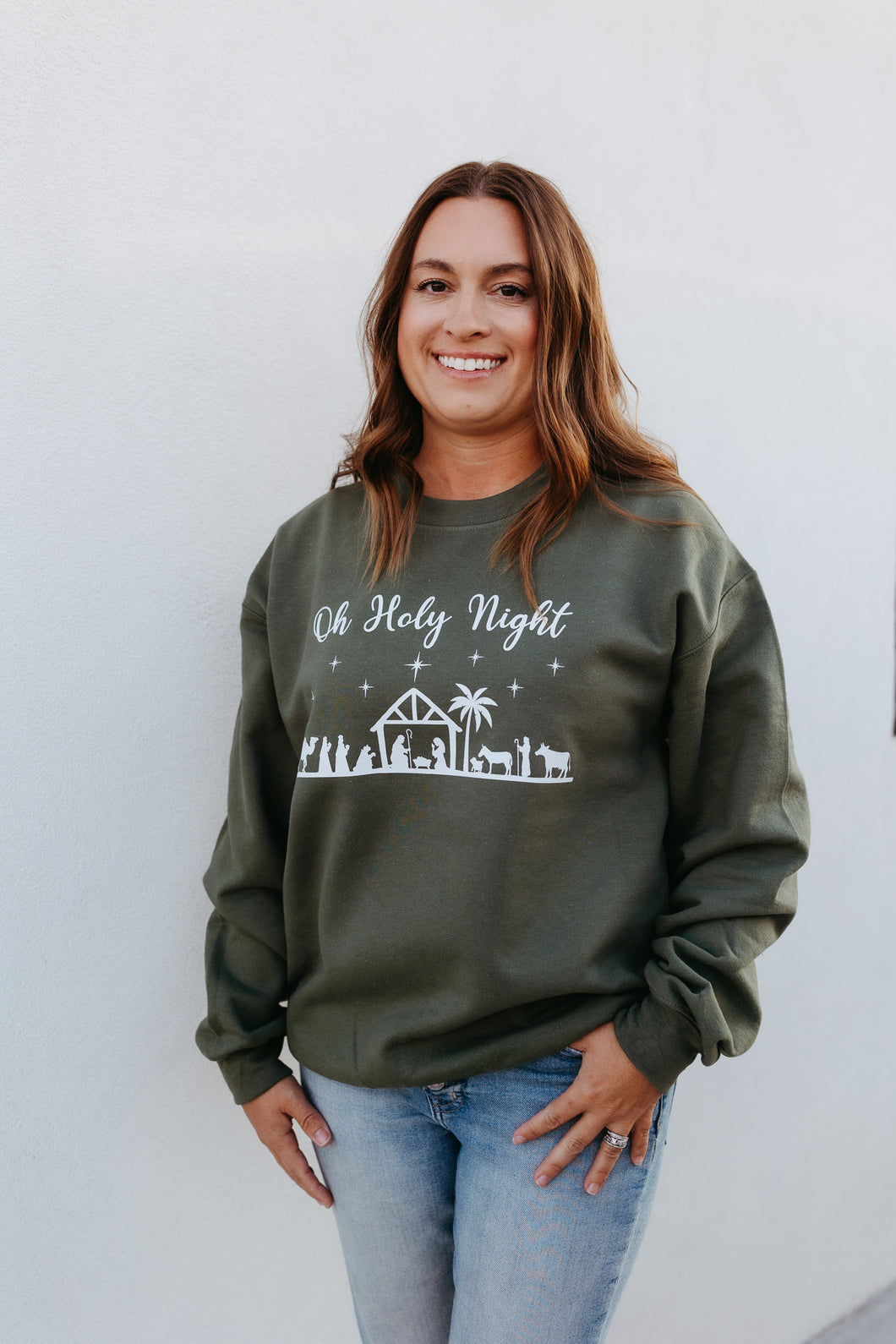 Oh Holy Night Sweatshirt (Multiple Colors)