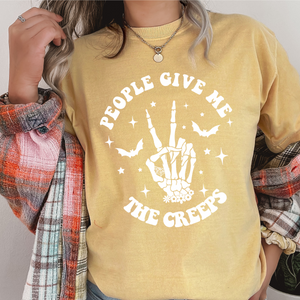 People Give Me The Creeps Tee (Multiple Color Options)