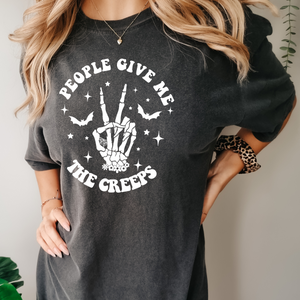 People Give Me The Creeps Tee (Multiple Color Options)