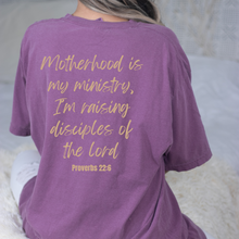 Load image into Gallery viewer, Motherhood is Kingdom Work Tee (Multiple Colors)
