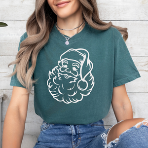 Santa Head Tee (Multiple Color Options)