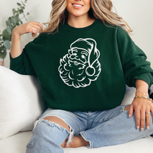 Load image into Gallery viewer, Santa Head Sweatshirt (Multiple Colors)
