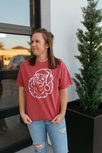 Load image into Gallery viewer, Santa Head Tee (Multiple Color Options)
