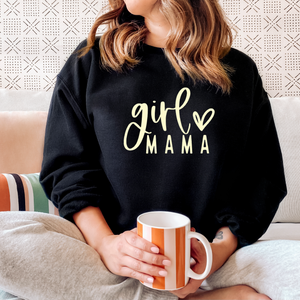 Girl Mama Black Sweatshirt