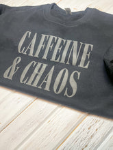 Load image into Gallery viewer, Caffeine &amp; Chaos Puff Print (Multiple Color Options)
