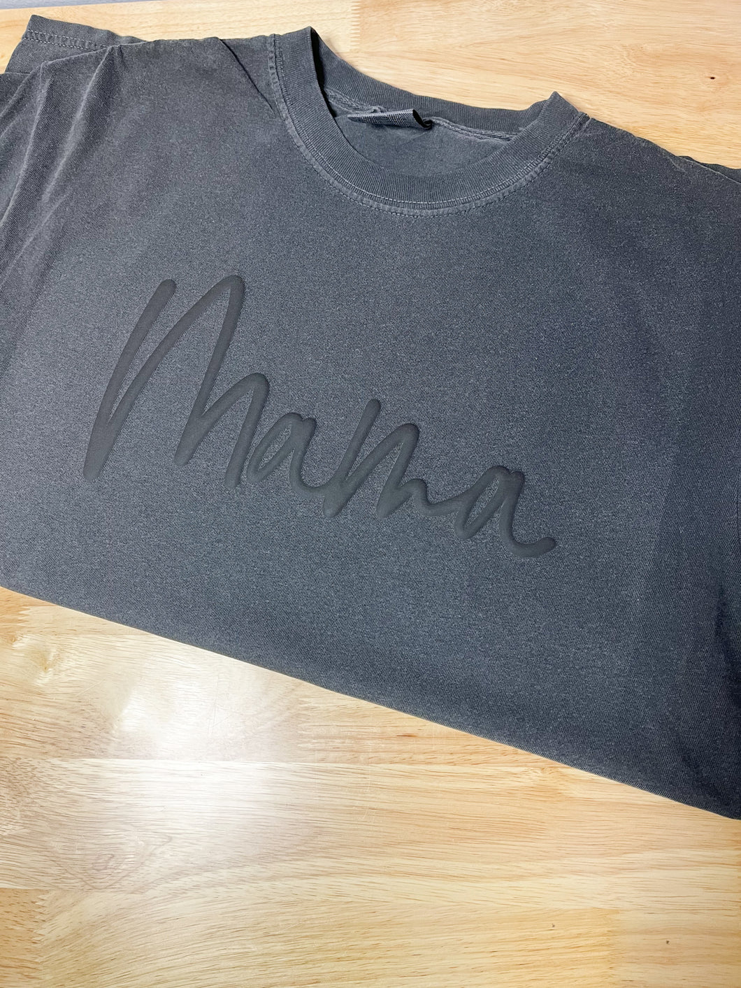 Mama Puff Print Tee - Pepper